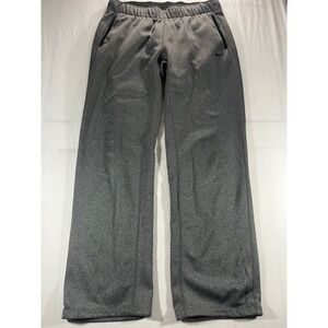 Nike Therma-FIT Mens Training Sweatpants Dark Grey Fleece Straight Leg Medium
